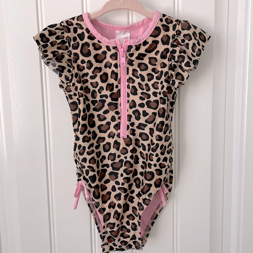 Animal print  toddlers swimsuit